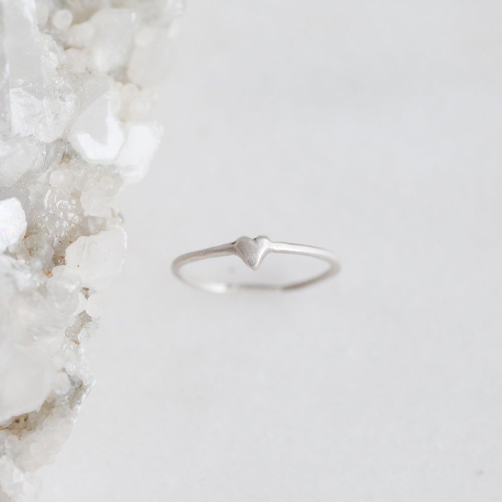 Sweet Love Ring - One Heart (Sterling Silver)