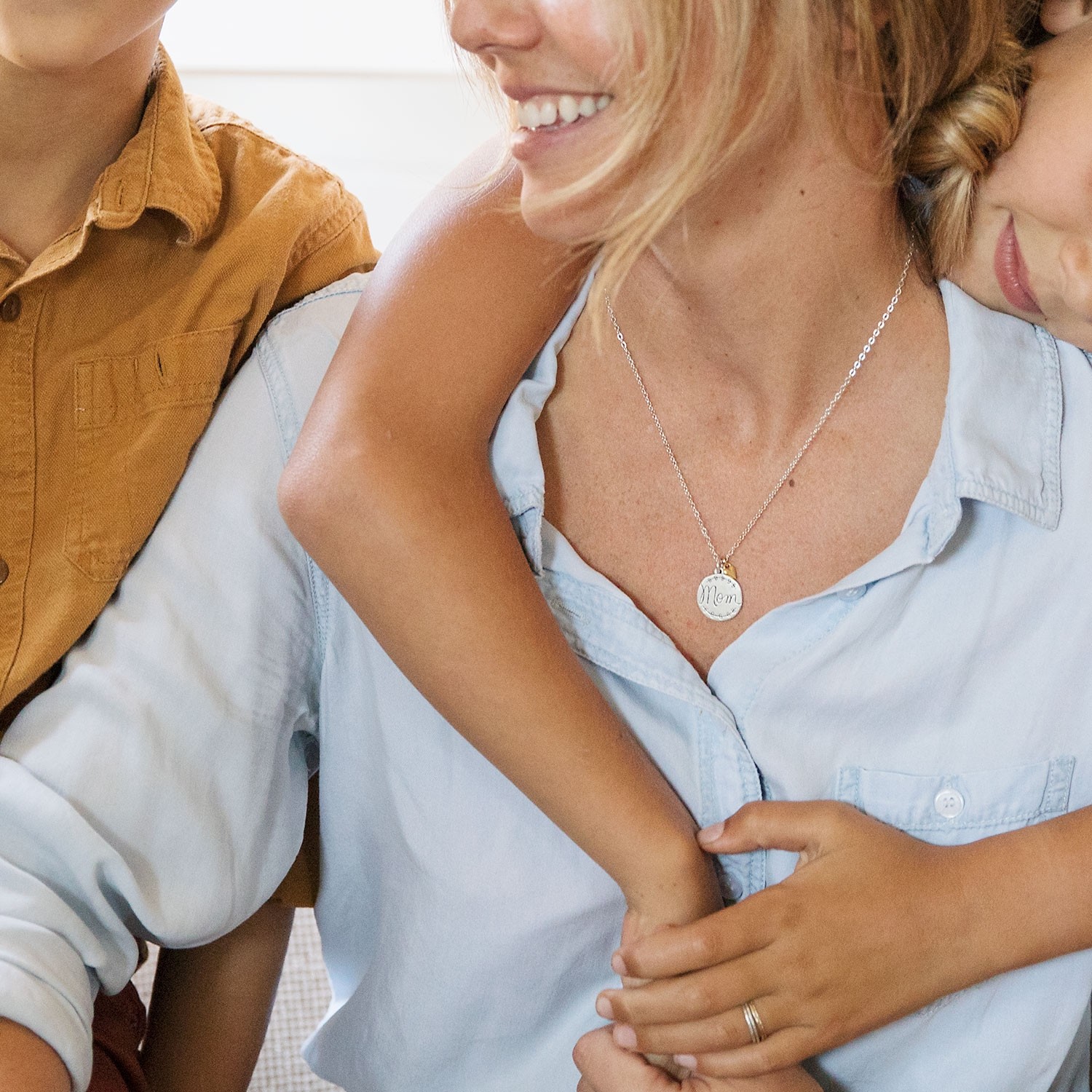 Heart To Heart Mom Necklace by Lisa Leonard Designs