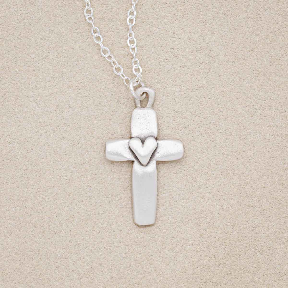 Image of Cross Of Faith Necklace {Sterling Silver}