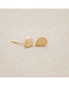 Raindrop Stud Earrings {14k Gold}