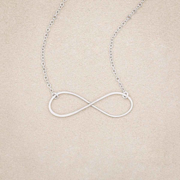 Sterling Silver Infinity Link Chain Necklace - Lovisa