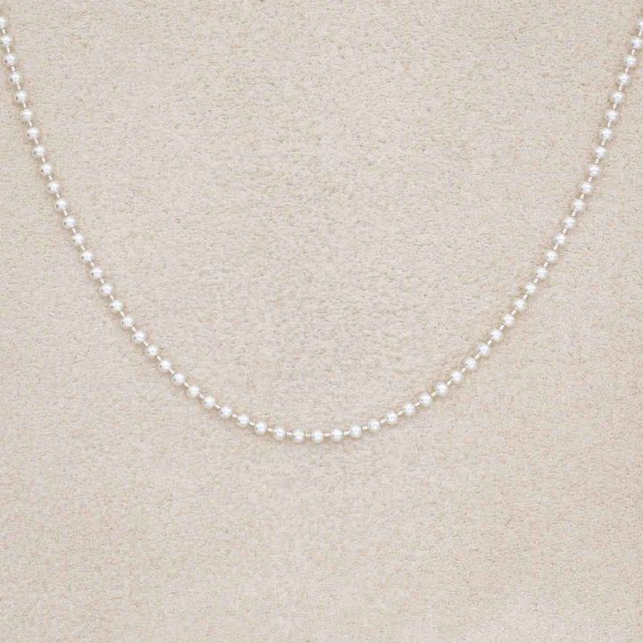 925 Sterling Silver 8mm Hollow Smooth Bead Ball Beaded Necklace – Wholesale  Silver Jewellery