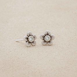 Birthstone Bloom Stud Earrings {Sterling Silver} by Lisa Leonard Designs