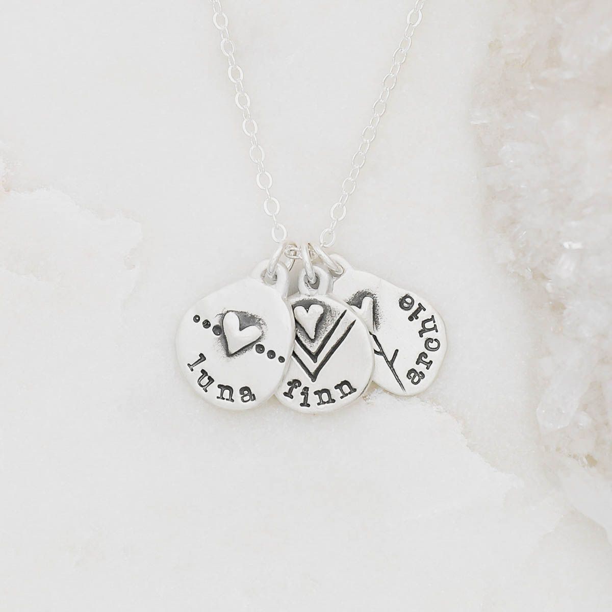 jumble of love necklace {sterling silver}