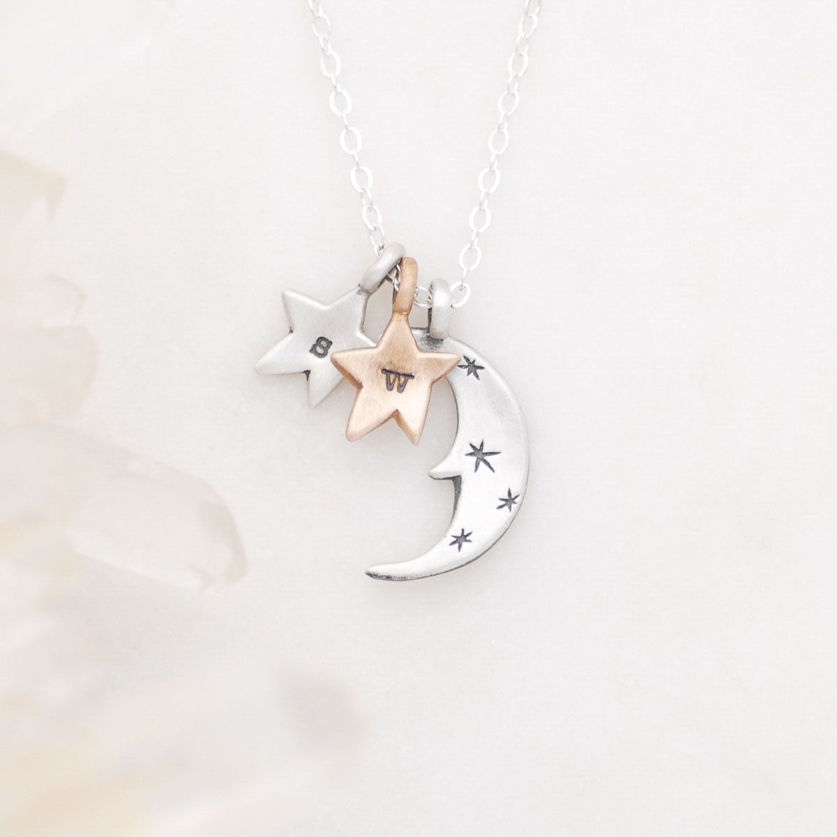 twinkle little stars necklace {sterling silver}