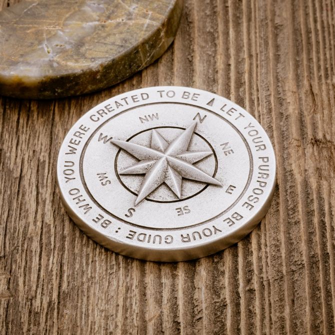 Guiding Compass Paperweight [Pewter]