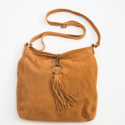 strong and brave crossbody {golden brown}