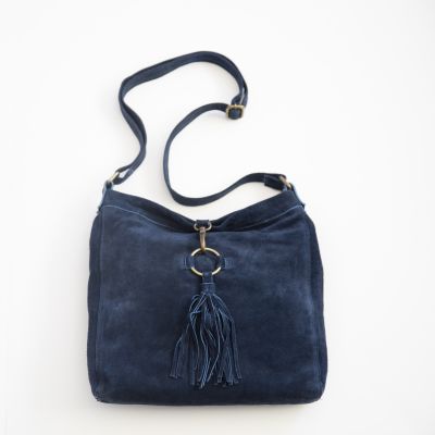 strong and brave crossbody {midnight blue}
