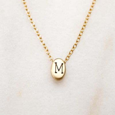 Draw Near Initials Necklace {10k Gold}
