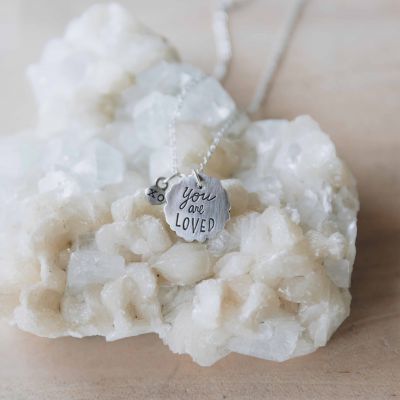 You Are Loved Necklace {Pewter}