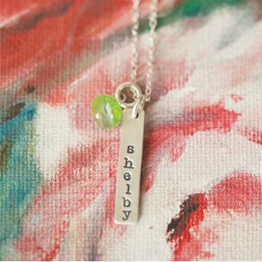 Single Tag Necklace {Sterling Silver}