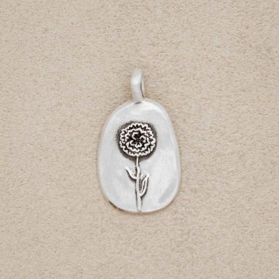 January Birth Flower Charm {Sterling Silver}