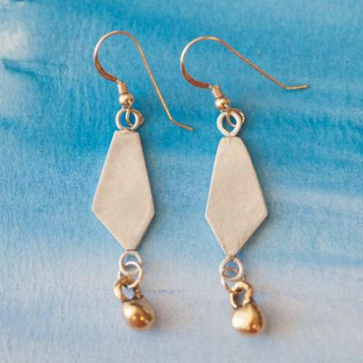 Uncommon Earrings {Sterling Silver & Gold Dipped}