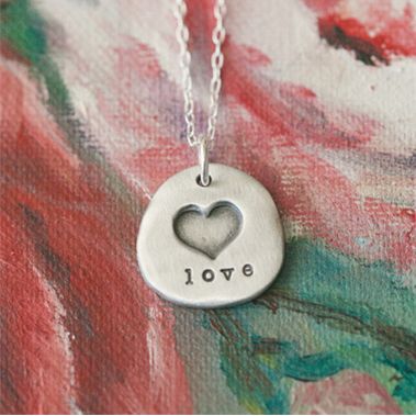 Marked By Love Necklace {Pewter}