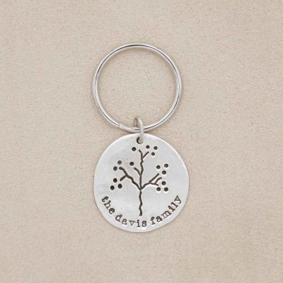 The Original Family Tree Keychain {Sterling Silver}