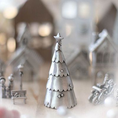 Winter Wonderland Christmas Tree, handcrafted in pewter