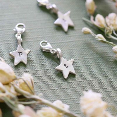 Twinkle Little Star Bracelet Charm {Sterling Silver}