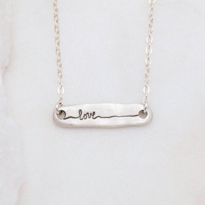 Written With Love Necklace {Sterling Silver}