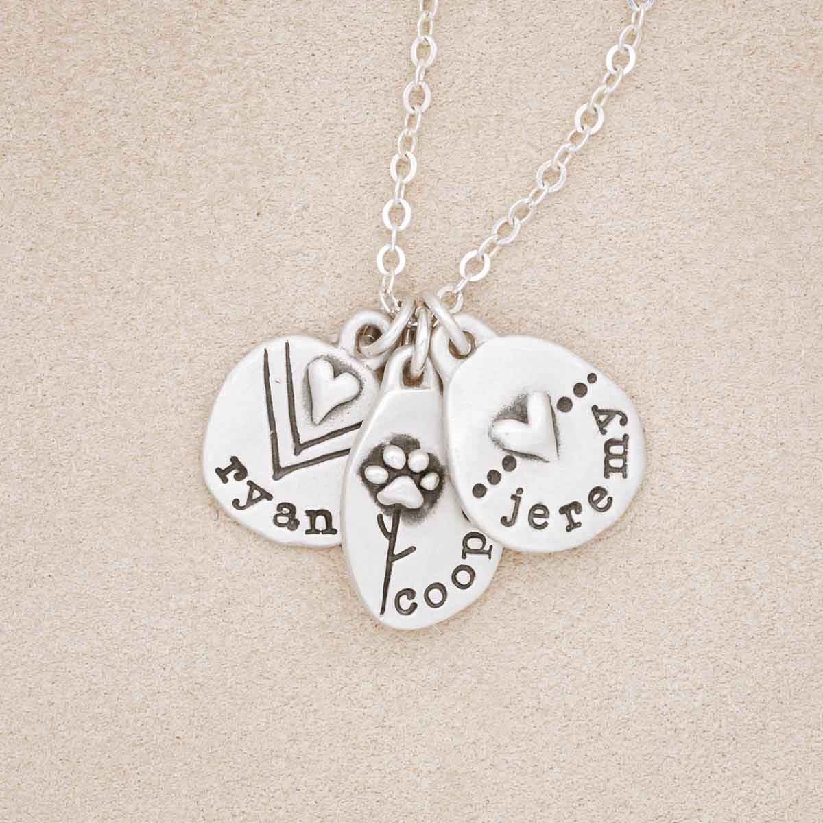 Image of Jumble of Love Necklace {Sterling Silver}